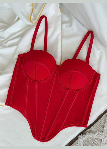 Корсет-бюст‘є червоний No Brand (345123337)