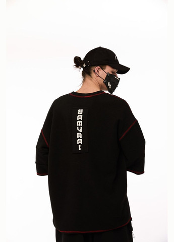 Чорна футболка sm-2419 ТУР