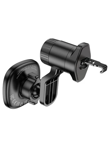 Автотримач для телефона з БЗП HW30 Crown magnetic wireless charging car holder (air outlet) Hoco (391302236)