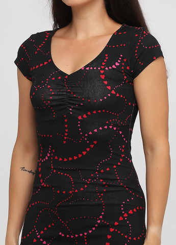 Чорна кежуал сукня C&A сердечка