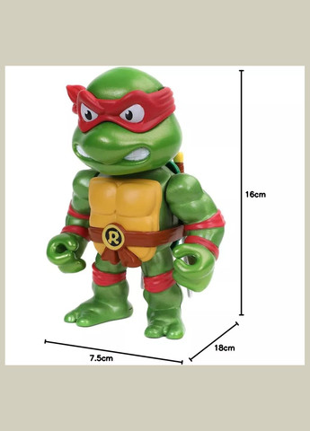 Фигурка TMNT Рафаэль 10 см (253283001) Jada (333252110)