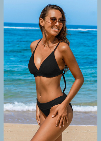 Чорний літній купальник CUPSHE