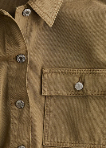 Оливковая демисезонная куртка H&M