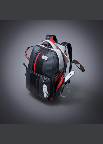 Рюкзак для ноутбука URBAN Bagmotic/Grey-Black CA4550UB00BM_GRN official Piquadro (372674654)