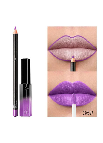 Набор помада жидкая матовая + карандаш тон 36 ( ) Pudaier (330133712)