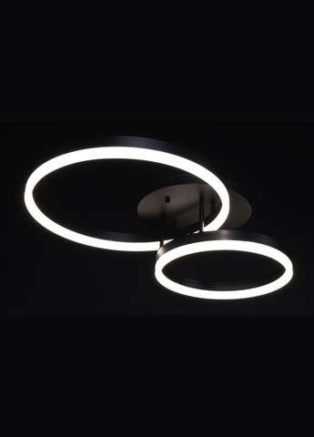 Люстра світлодіодна стельова LED світильник для квартири на стелю лед з пультом 27749 Чорний 10х40х62 см. Sunnysky (364752456)