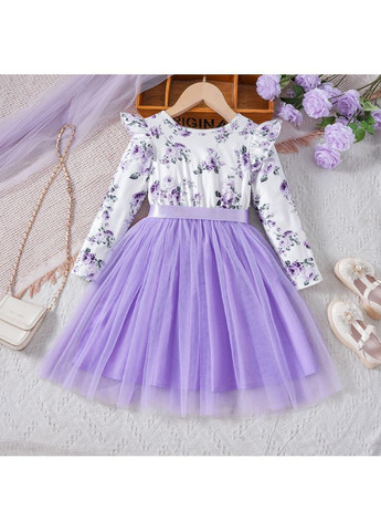 Фіолетова дитяча сукня для дівчинки святкова No Brand (372388567)