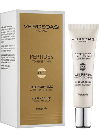 Антивіковий преміум крем-філер для шкіри навколо очей Peptides Supreme Filler Global Antiage 15ml (833382-24930) Verdeoasi (368649731)