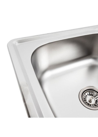 Кухонна мийка з нержавіючої сталі ДЕКОР 6550 (0,8/180 мм) Valeso (305296141)