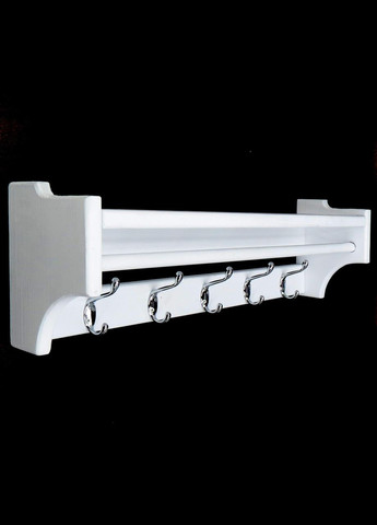 Вішалка для одягу з дерева Гамільтон 5 зефір (ВДО-501020) No Brand (327860120)