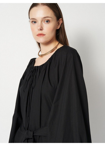 Чорна кежуал сукня H&M однотонна