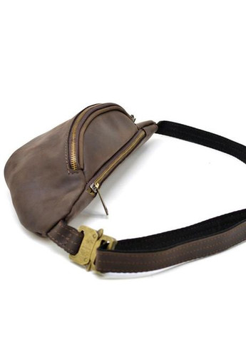 Сумка на пояс через плече жіноча з натуральної шкіри середня Коричневий 35144 TARWA (335008028)