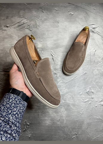 Лофери з натуральної замші,всередині шкіра No Brand (341083643)