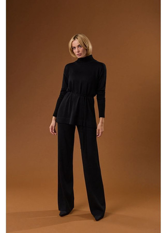 Черный джемпер 2706 стальной Triko Bakh