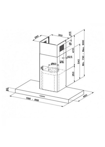 Вытяжка Stilo Comfort WH Matt A60 (325.0618.789) Faber (314981530)
