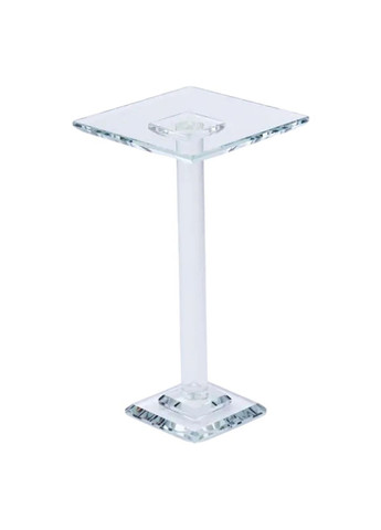 Тортовница стеклянная на ножке квадратная 12х12 см для десертов капкейков стойка для торта ProDobro (364192967)