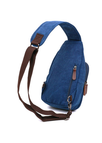 Сумка слинг мужская текстильная через плечо синяя 20387 Vintage (362418123)