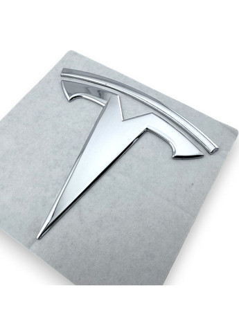 Емблема на капот металева Тесла Модел 3 значок на капот Model 3, Tesla (364463730)