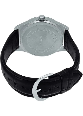 Мужские часы MTP-V006L-1B2, кварцевые, кожаный ремешок, WR 30 м Casio (402865825)