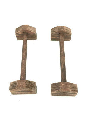 Упори для віджимань (паралетси) з дерева Прая сепія (ПРЛ-000108) No Brand (328226653)