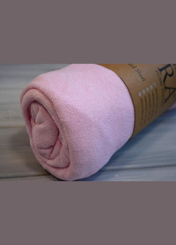 Простирадло 90x200+25см махрове на резинці Пудрове Kayra (318387621)