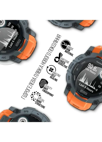 Гідрогелева плівка для Garmin Instinct 3 50 mm 6 шт. (ARM86958) KLB ArmorStandart (390067813)