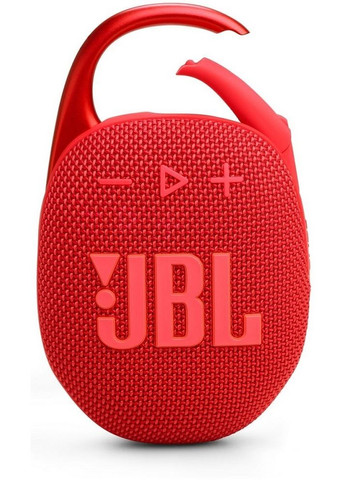 Колонка портативная 1.0 Clip 5 Red, 7B, Bluetooth, питание от аккумулятора, IP67 водонепроницаемая JBL (315350229)