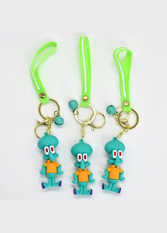 Брелок для ключів або на рюкзачок C 63891 Герої мультфільму Сквідвард No Brand (327217720)