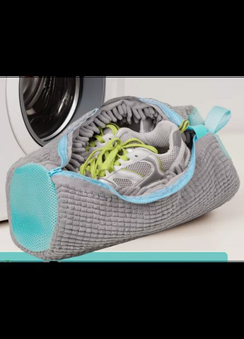Мешок универсальный для стирки обуви/кроссовок/игрушек и деликатных тканей в стиральной машине 40х20 см Серый No Brand (336960876)