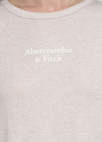 Сіро-бежева літня футболка af7525w Abercrombie & Fitch