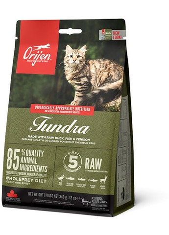 Сухий корм для кішок всіх порід та вікових груп Tundra Cat, 340 г (o28334) Orijen (307500212)