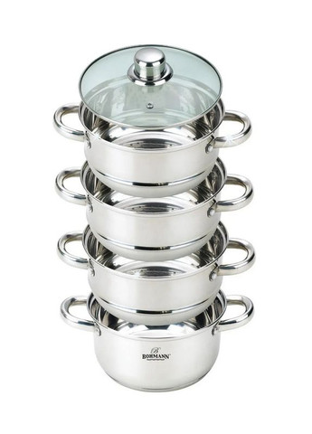 Пароварка Монтоварка 6,5 л 26 см BH-3218 Bohmann (316230121)