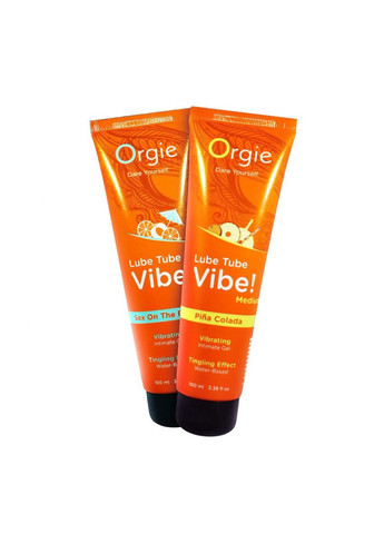 Возбуждающий съедобный лубрикант с эффектом вибрации коктейль СЕКС НА ПЛЯЖЕ, 100 мл Orgie (347295684)