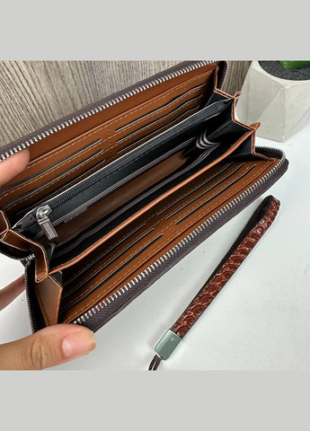 РАСПРОДАК! Большой мужской клатч рептилия, кошелек портмоне Черный No Brand (334729644)