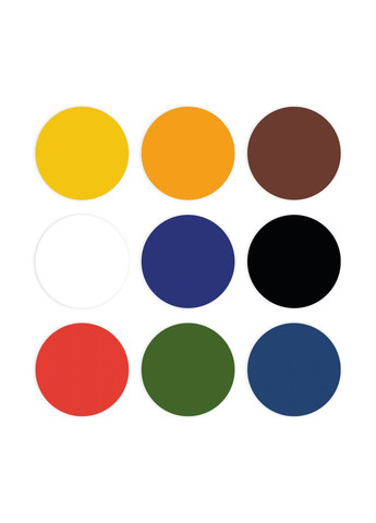 Фарби гуашеві Orange Line, 9 кольорів по 20 мл () Yes 230431 (348473903)