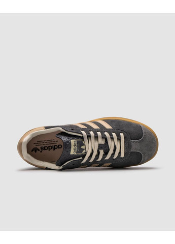 Кросівки жіночі Adidas Grey Magic Beige Gum No Brand Gazelle Bold сірі демісезони (369382054)