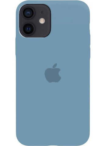 Чехолнакладка Silicone Full Protection Case Apple iPhone 12/12 Pro Navy Blue Toto (301784153)