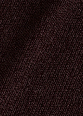 Темно-коричневая рубашка однотонная H&M