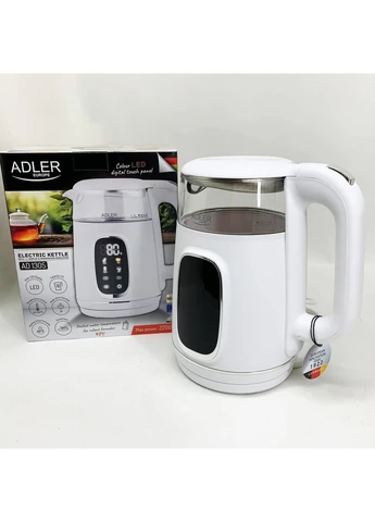 Чайник электрический Adler AD 1305 1.7Л 2200Вт White Silver No Brand (385231439)
