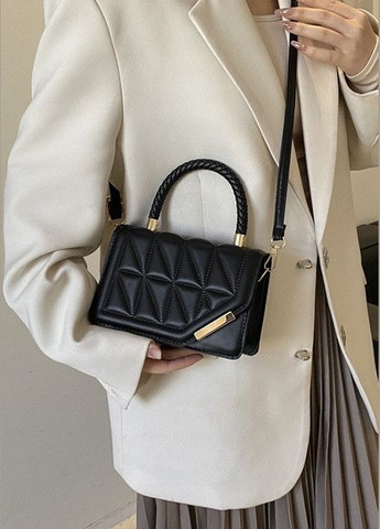 Жіноча сумка крос-боді чорна No Brand (290665308)