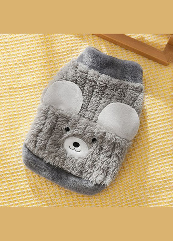 Свитер для собак и кошек Lesko 2410SXMJ0231 Gray M утепленный с ушками 2шт Hippie dog (356500366)