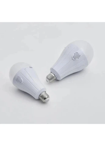 Світлодіодна лед led акумуляторна лампа 20ват e27 біле світло зі змінним акумулятором 2шт*18650 B-LED (369369486)