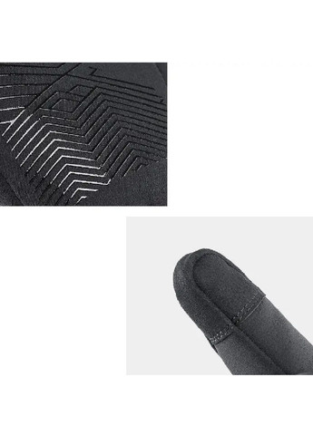 Зимние перчатки с сенсорным покрытием резинкой на запястье для фиксации (479151-Prob) Черные размер S Unbranded (316027024)