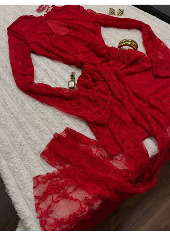 Червона святковий жіноча сукня No Brand