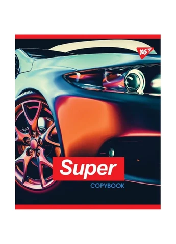 Зошит уч. " " 48арк.# /764346/ "SUPER CAR" ірідіум+УФ.спл. (5/100) Yes (392424572)