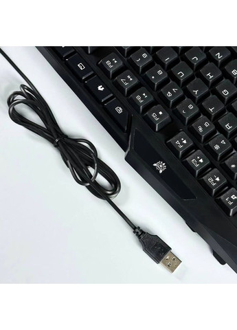 Игровой комплект TZ3006 3 в 1 (клавиатура + мышь + коврик) с подсветкой (с раскладкой Eng) Onikuma (367583569)