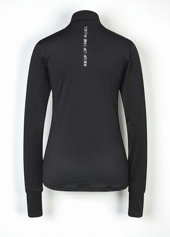 Женский термореглан LYCRA® для спорта на микрофлисе Черный (8163) Crivit (364653425)