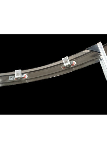 Душова кабіна без піддону SR SC04-90x90x195-TR-07 прозоре скло Easy Clean 5мм, графіт (KR5362) KOER (330027328)