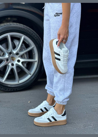 Білі білі кросівки жіночі повсякденні весна осінь підошва на високій підошві No Brand