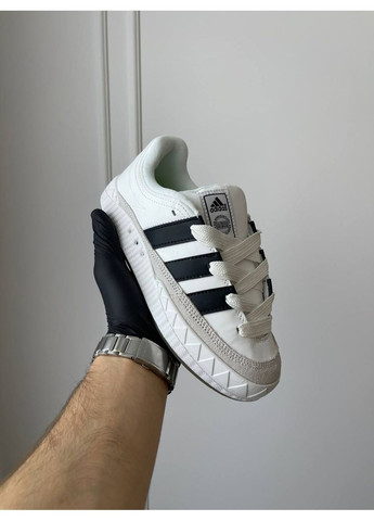 Кросівки жіночі Adidas Adimatic White Black Grey | Адідас Адіматік білі No Brand білі демісезони (362207181)